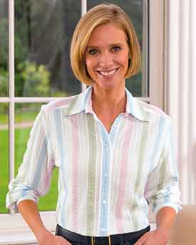 Ladies Striped Blouses